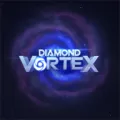 Vignette du jeu Diamond Vortex sur Viggoslots, présentée dans une grille carrée avec bouton de démonstration.