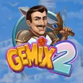 Aperçu du jeu Gemix 2 sur Viggoslots, intégré à une grille responsive avec bouton démo au centre.