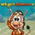 Aperçu du jeu Hugos Adventure sur Viggoslots, affiché dans la grille des jeux avec accès rapide au mode démo.